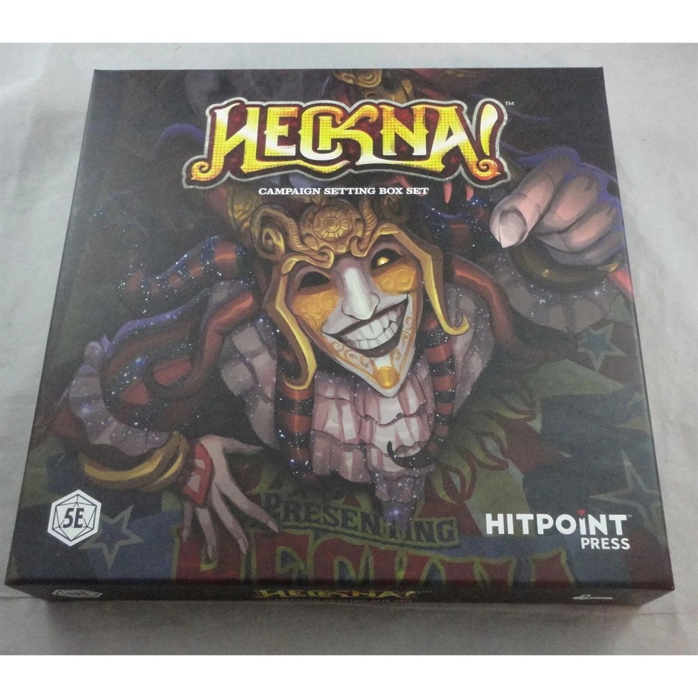 Heckna Campaign Setting Box Set 5E Dungeons & Dragons Hit Point Press Horror RPG